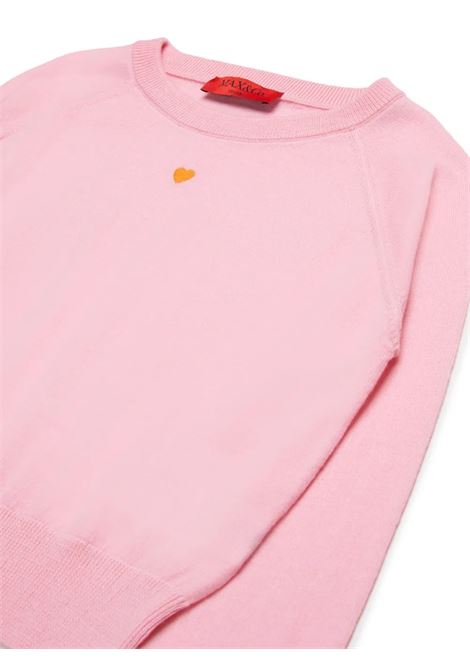 Pullover In Lana Rosa Con Cuore MAX&CO. KIDS | MX0003-MX004MX305